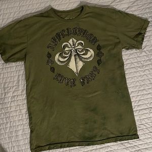 Affliction tie dye tee shirt.